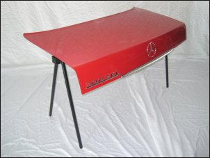 Mercedes 300 SEL table desk